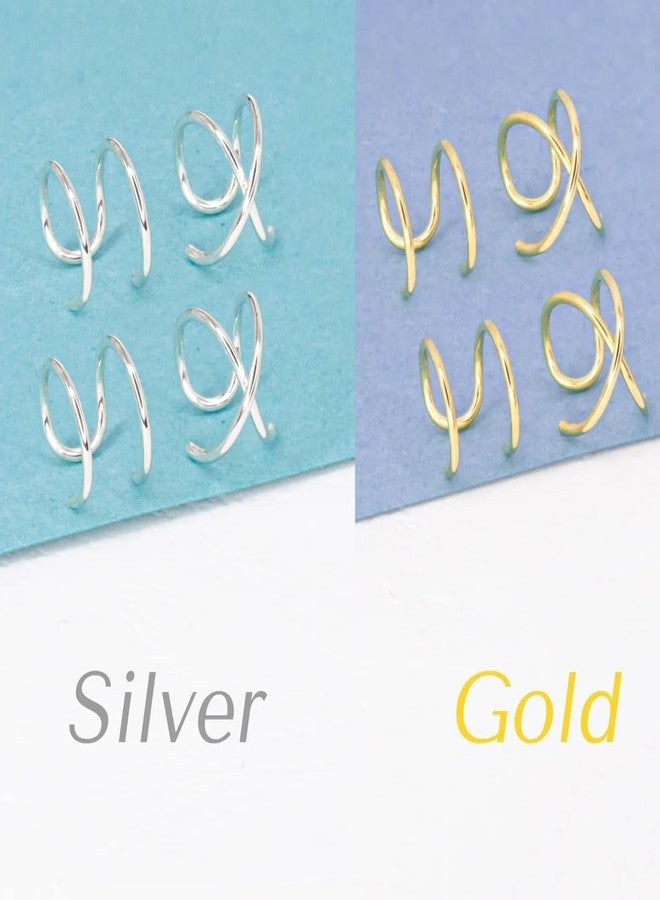 Novearring Ear Cuffs for Women Non Piercing Ear Cuff Earrings Non Pierced Cartilage Earrings Adults Christmas Stocking Stuffers Trendy Gifts 2025 - Image 4